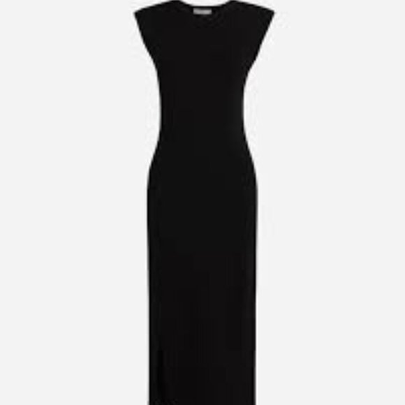 J Crew Black Sleeveless Midi Sweater-Dress in Stretch Viscose Blend Size XXL - Picture 11 of 11